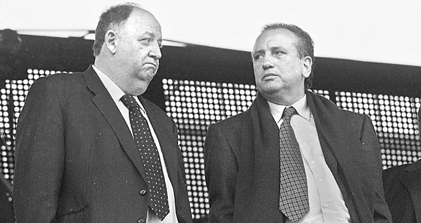 José Manuel Llaneza y Fernando Roig, los artífices de la transformación de un club como el amarillo.