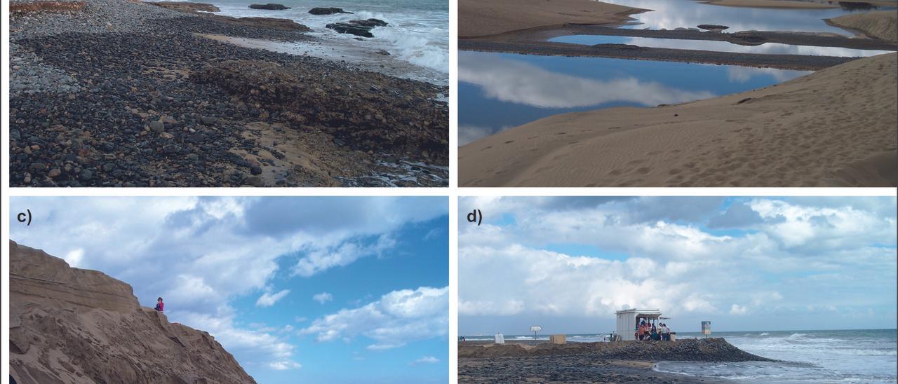 Consecuencia de los temporales en el sur de Gran Canaria.