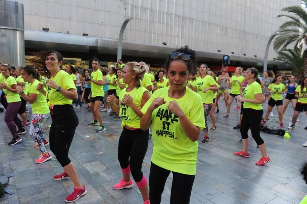 Zumba en la Avenida Libertad