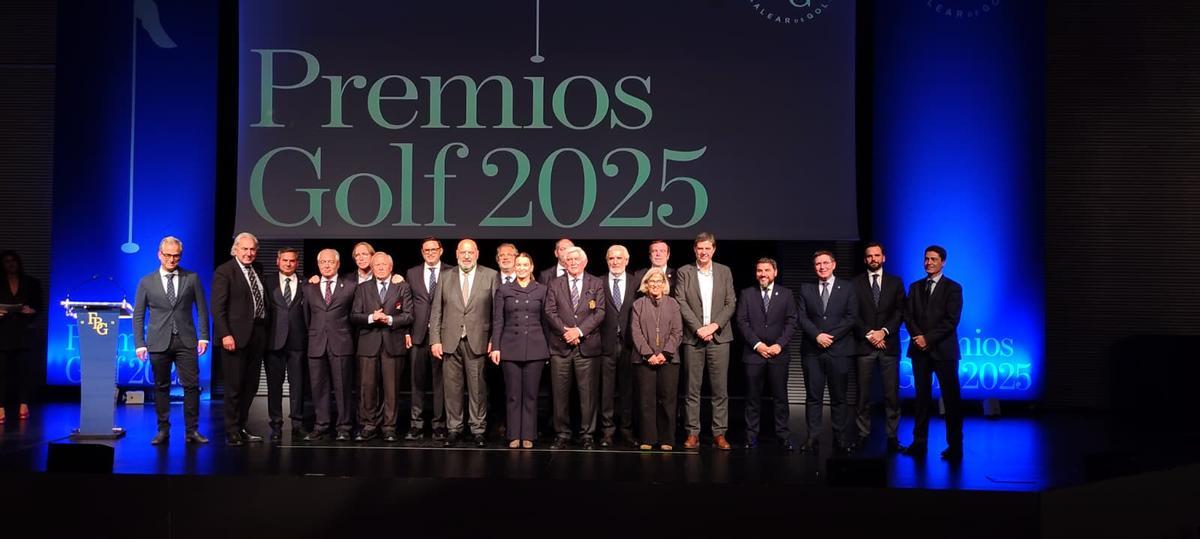 Las imágenes de la Gala Premios del Golf 2025