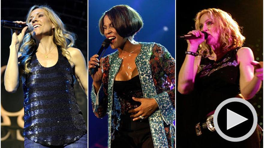 Sheryl Crow, Whitney Houston o Madonna empezaron como coristas.