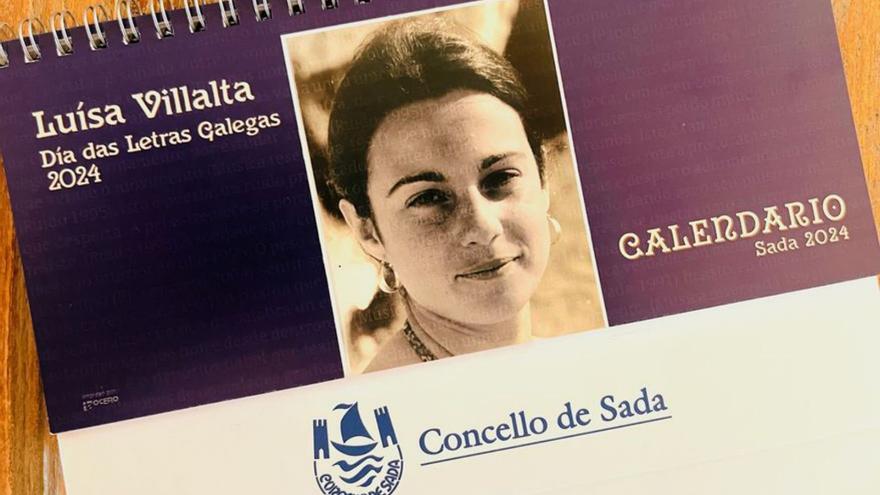 Portada del calendario dedicado a Luísa Villalta.  | // L.O.