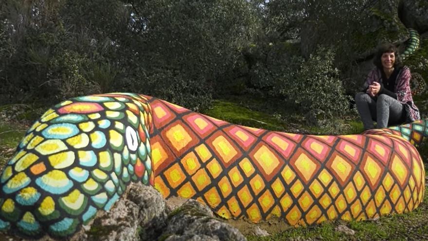 El Bosque de To, primer museo de la mitología extremeña al aire libre