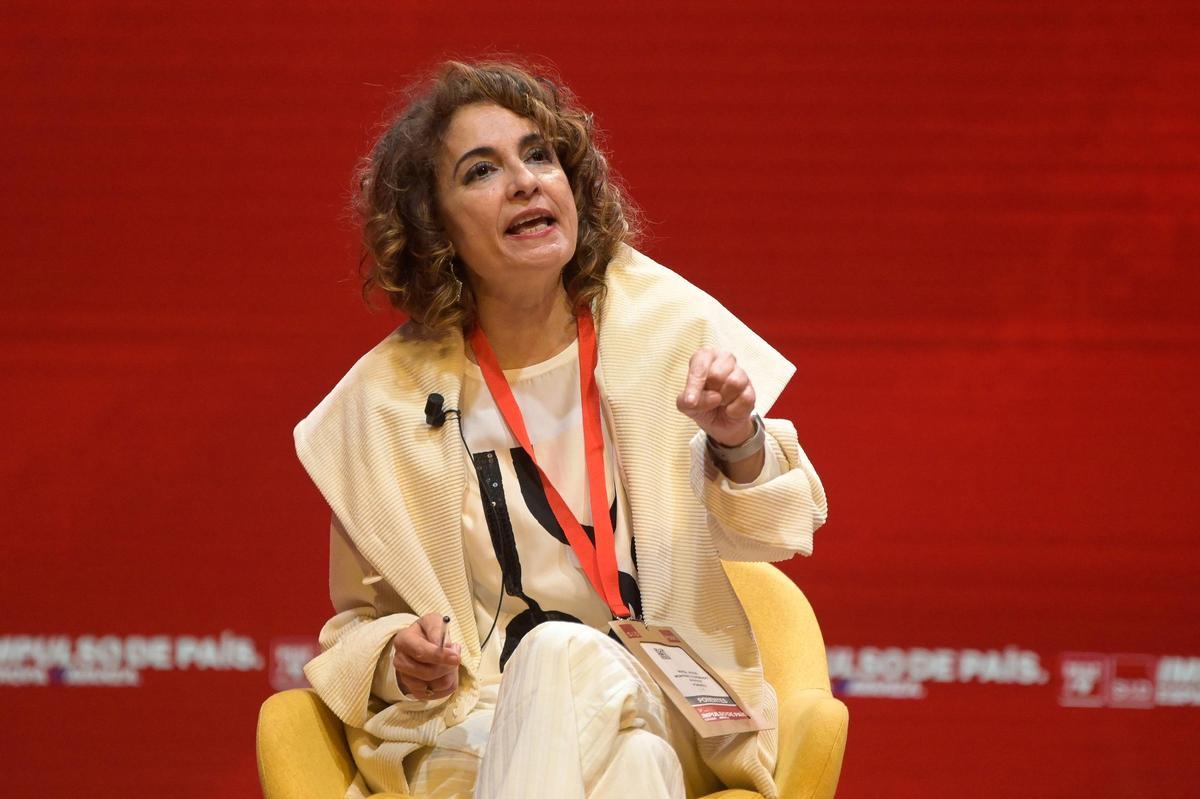 La vicepresidenta Primera del Gobierno y Ministra de Hacienda, María Jesús Montero.