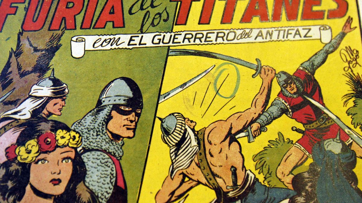Viñeta de «El Guerrero del Antifaz»