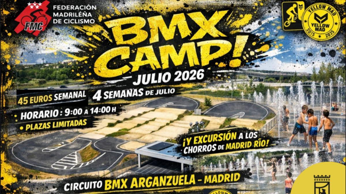 Llega el BMX Camp al distrito de Arganzuela