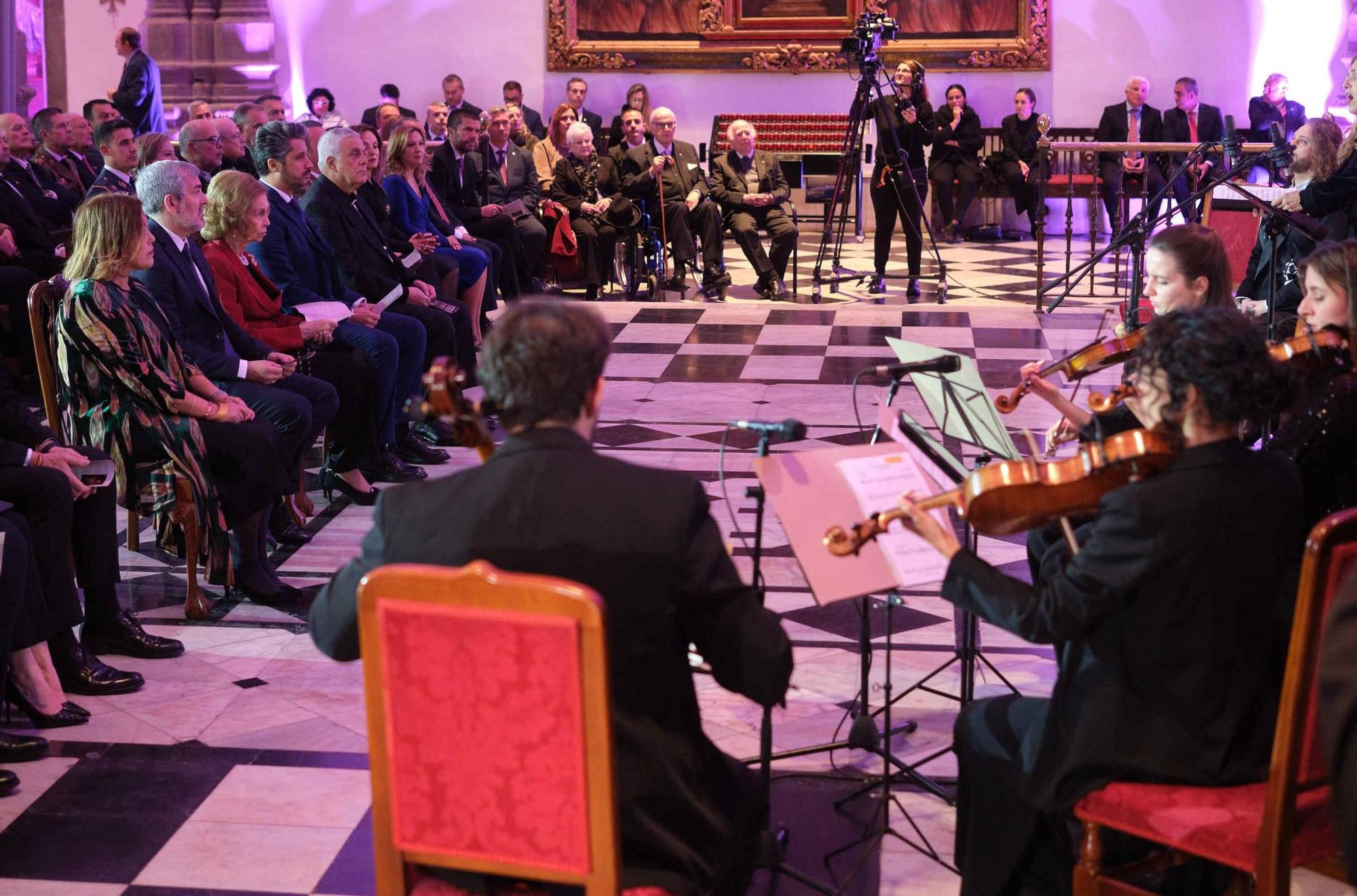 La reina emérita Doña Sofía asiste al concierto del 30 aniversario del Grupo de Ciudades Patrimonio de la Humanidad