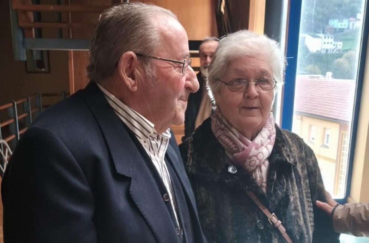 Felipe y Lola, este lunes.