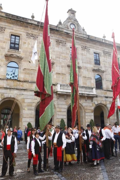 Celebración del Día de León en Gijón