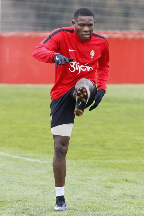 Entrenamiento del Sporting de Gijón