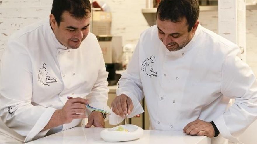 The Canarian chefs of the restaurant ‘Poemas by Hermanos Padrón’, achieve a Michelin Star