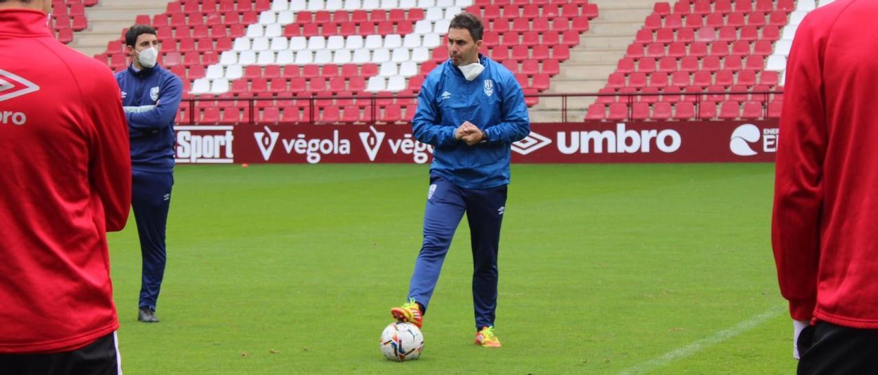 Sergio González, técnico del Logroñés.