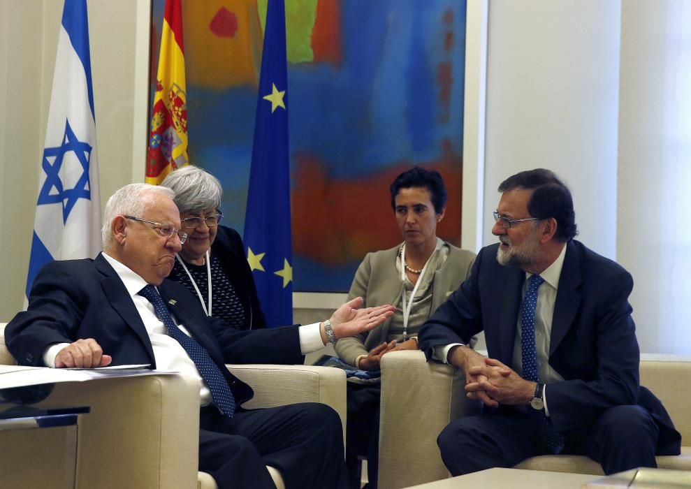 Rajoy se reúne con el presidente de Israel, ...