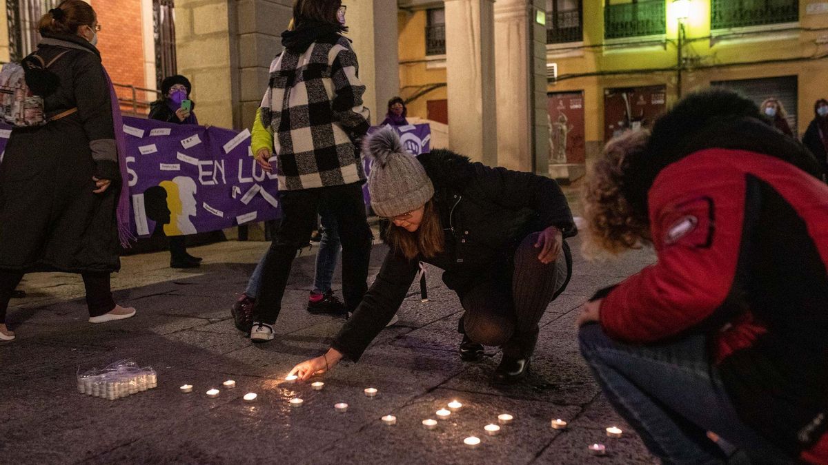 Concentración por el 25-N en Zamora hace unos meses.