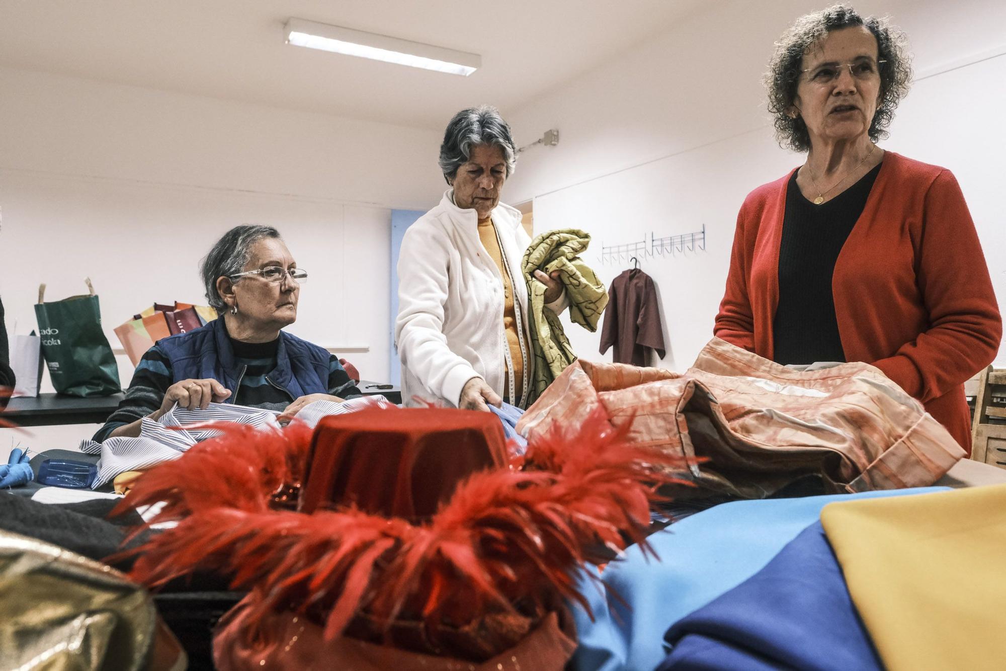 Ensayo del Belén Viviente realizado por vecinos de Tamaraceite