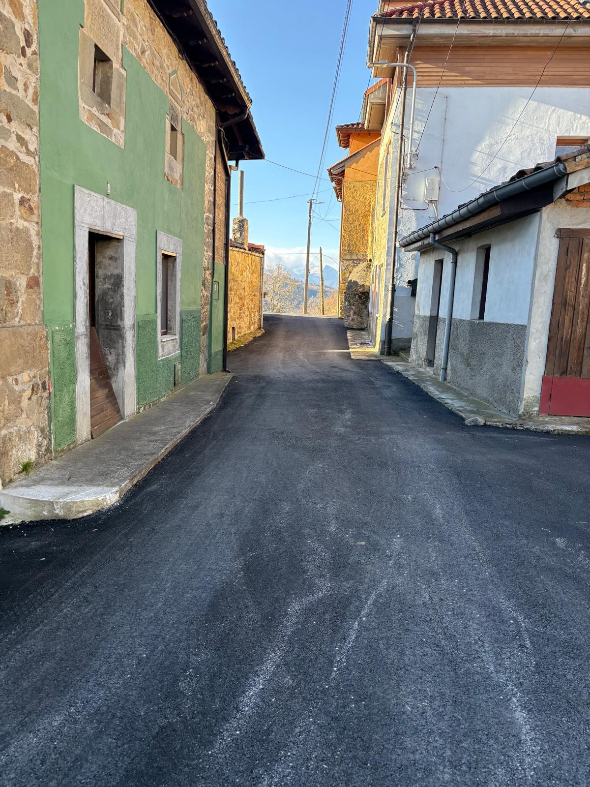 Una de las obras del plan de rehabilitación de calles en la Hueria San Xuan.