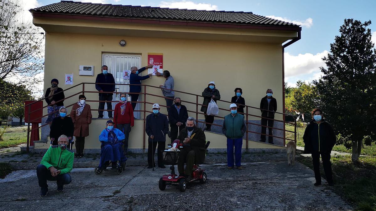 Concentración por la sanidad en Boya.