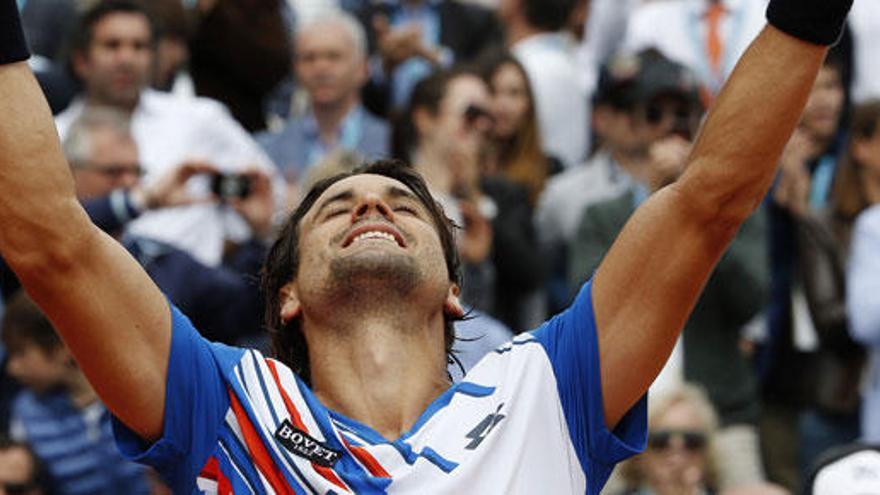 David Ferrer celebra su victoria