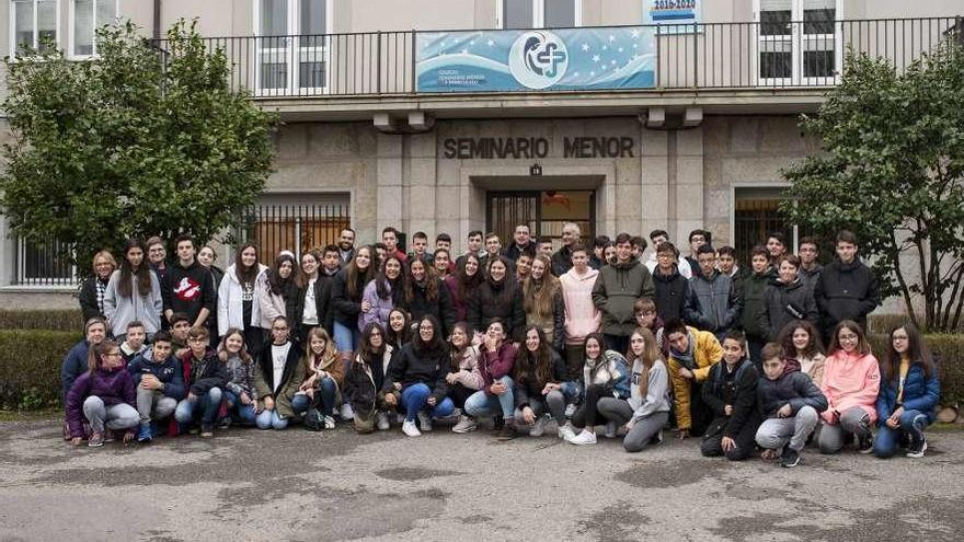 Jornada de Pastoral Juvenil en el Seminario Menor de Ourense. // Brais Lorenzo