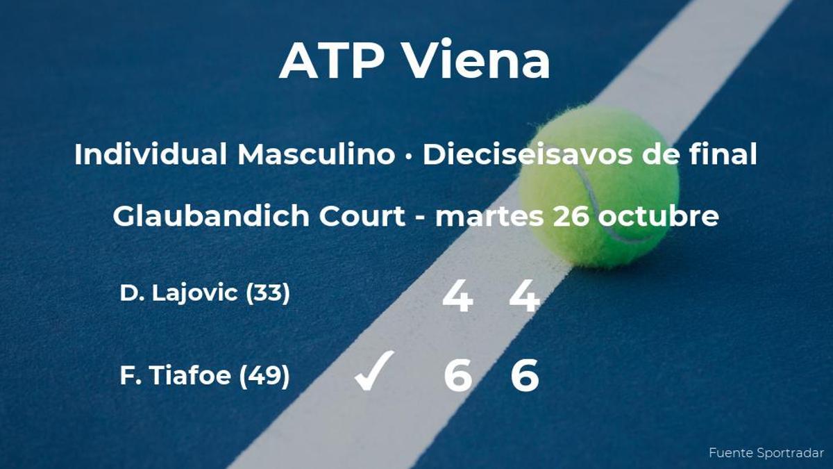 Francis Tiafoe consigue clasificarse para los octavos de final del torneo ATP 500 de Viena