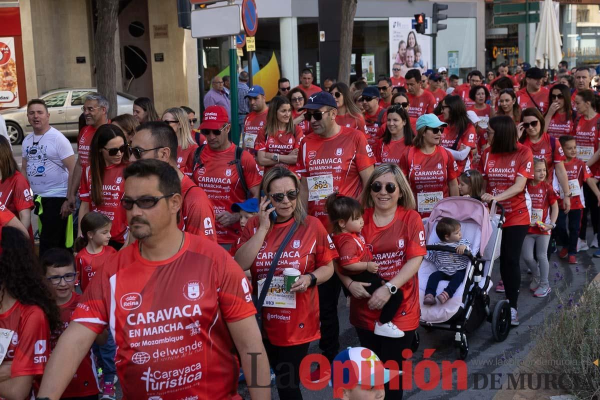 Marcha de la ONG Delwende en Caravaca