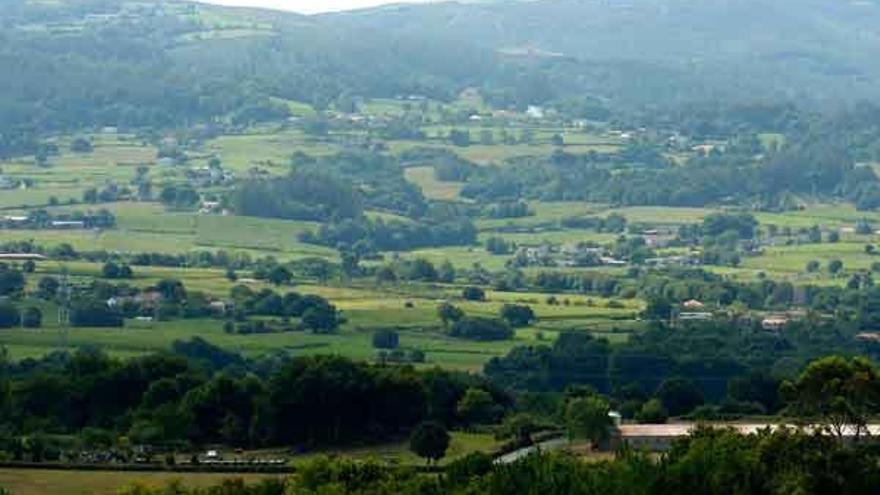 Una vista del valle de Escuadro, que sufrió la represalia más dura por la batalla de Ponte Ledesma.