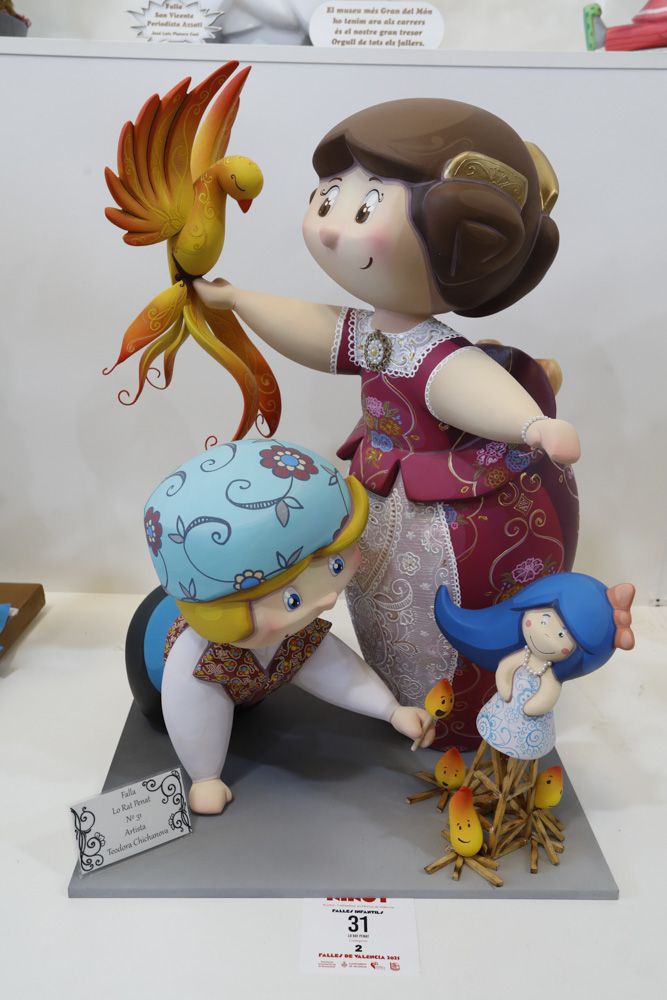 Fallas 2021: Ninots de las secciones Especial a Tercera (infantiles).