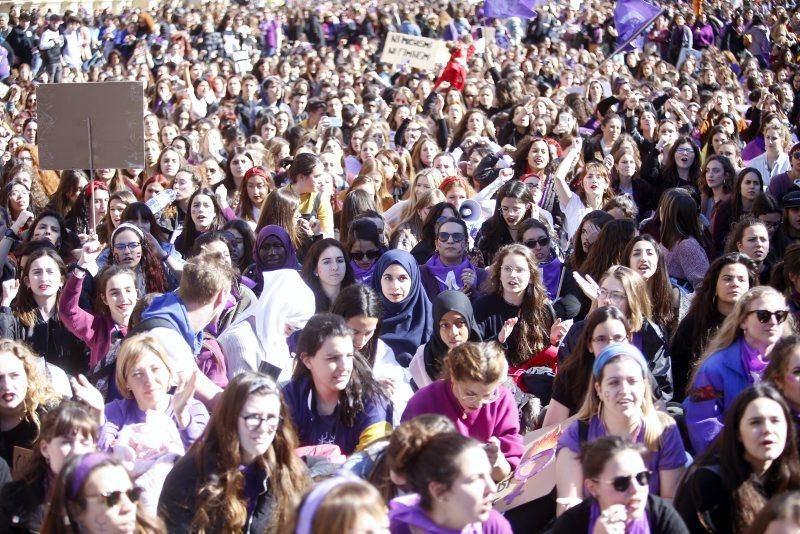 Concentraciones por el 8-M en Zaragoza