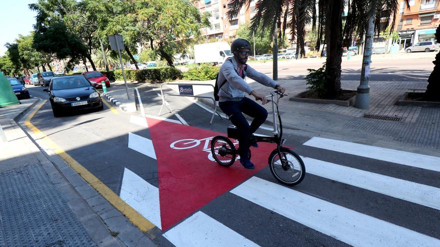 Así van las obras del carril bici de la Avenida del Cid