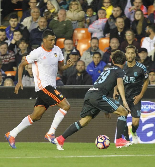 Valencia - Real Sociedad, en imágenes