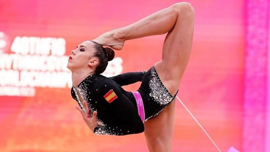 Polina Berezina en el Mundial de València 2023.