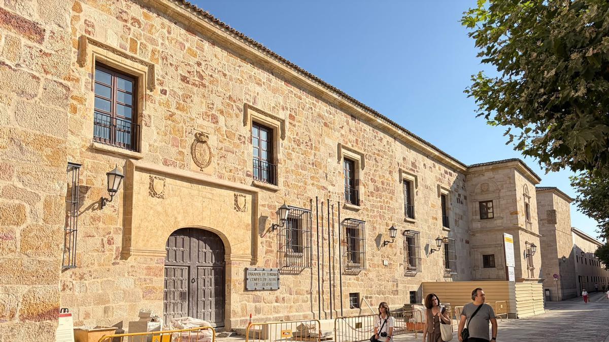 Obras del Parador de Turismo de Zamora.