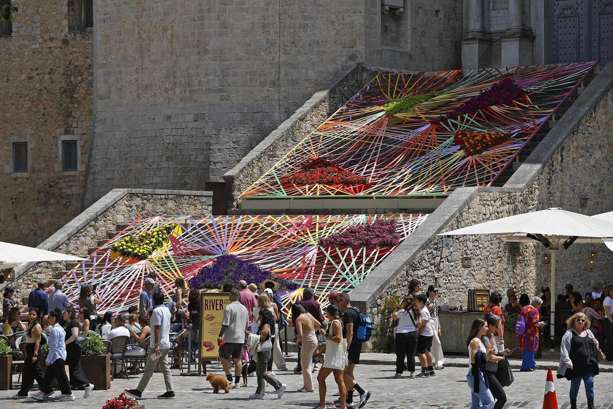 Girona. Barri Vell. Temps de Flors 2025.