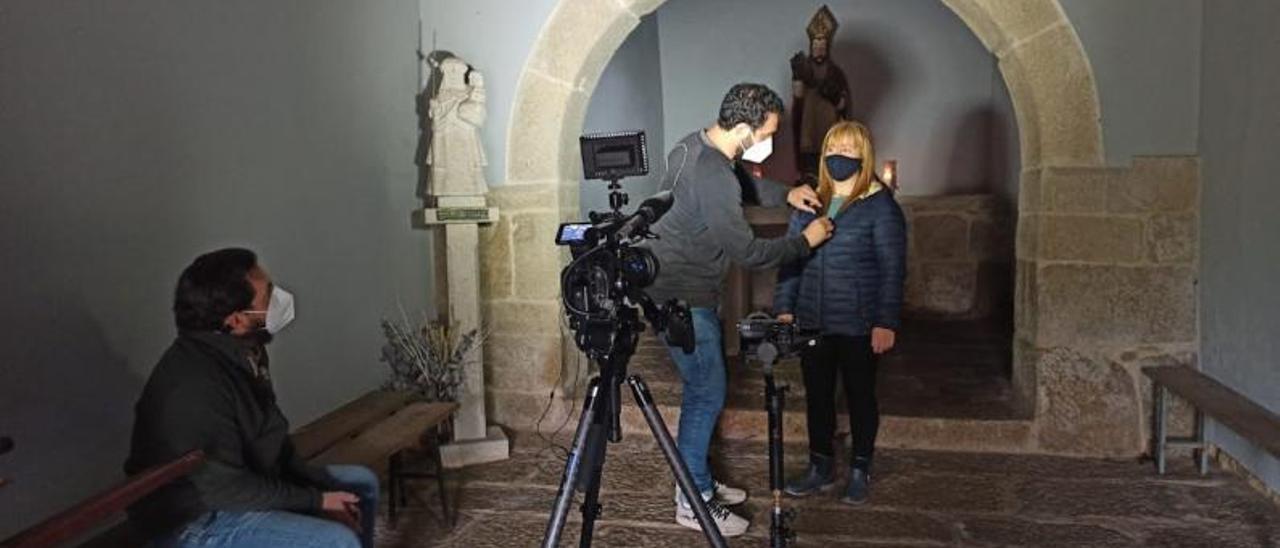 Grabación del documental en San Cibrán.   | // AB ORIGINE ANTROPOLOXÍA