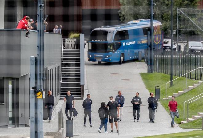 Las mejores imágenes del entrenamiento de hoy del Barça en Salzburgo