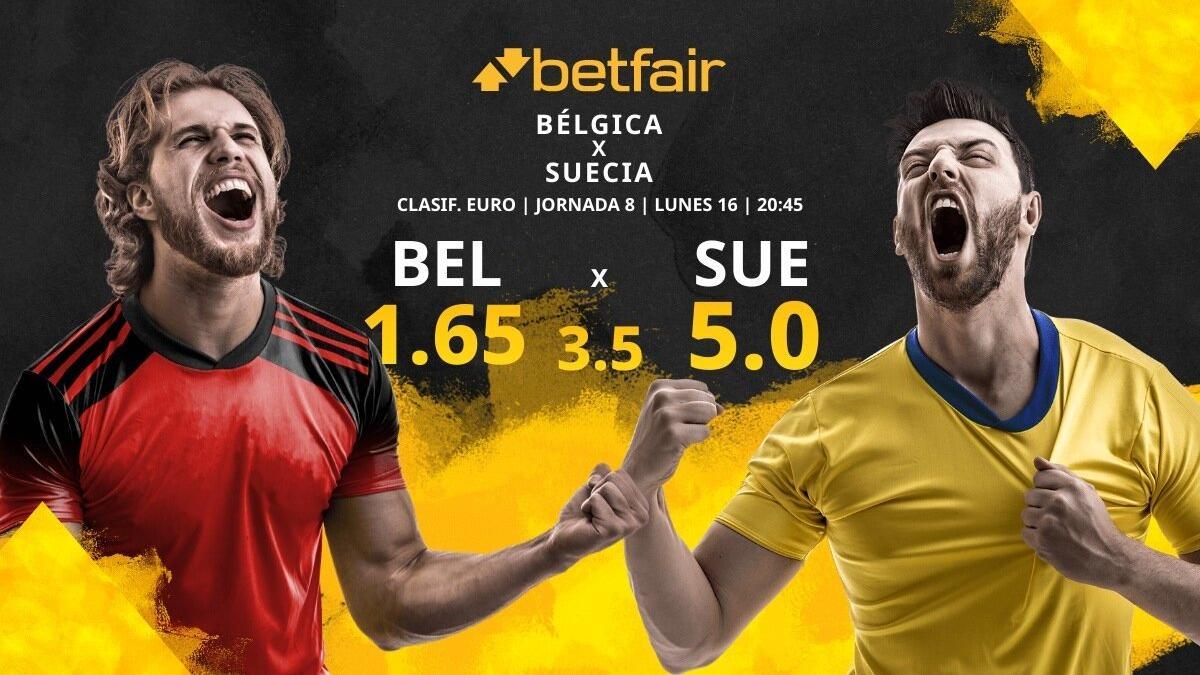 Bélgica vs. Suecia: horario, TV, estadísticas, clasificación y pronósticos