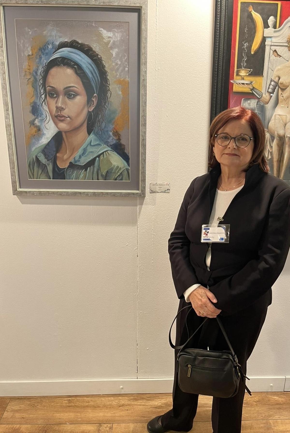 La alcoyana Cristina Francés Seva, finalista con la obra "Rebeldía"