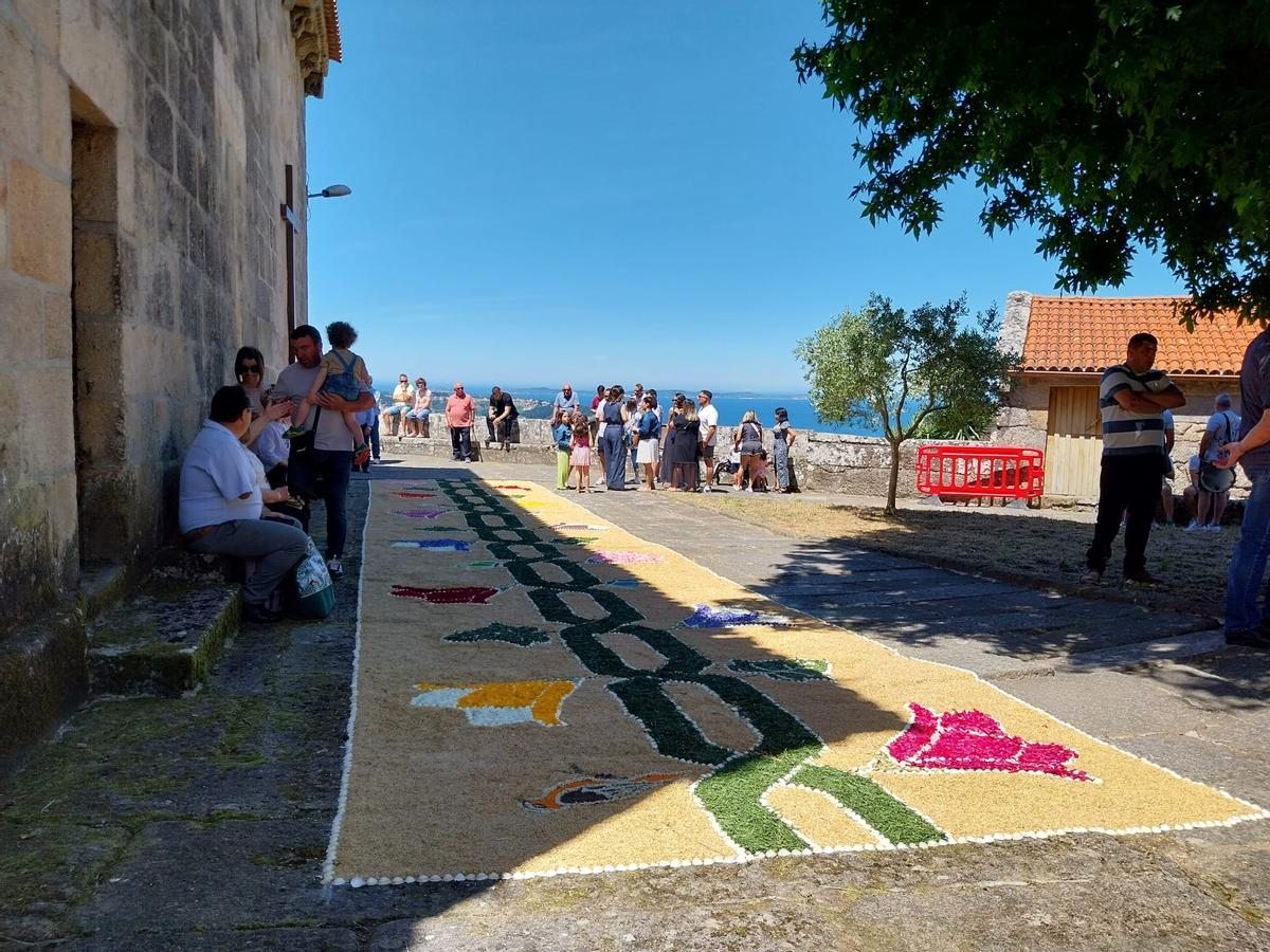 La celebración del Corpus de Cela, en Bueu La celebración del Corpus de Cela, en Bueu