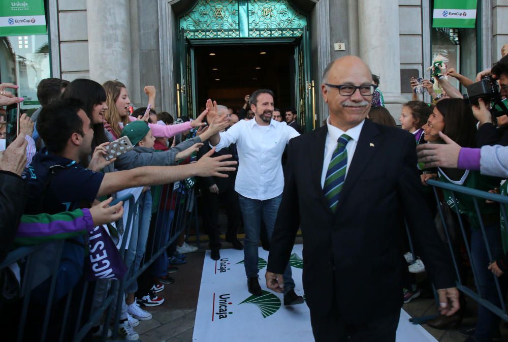 Málaga se lanza la calle para celebrar la EuroCup