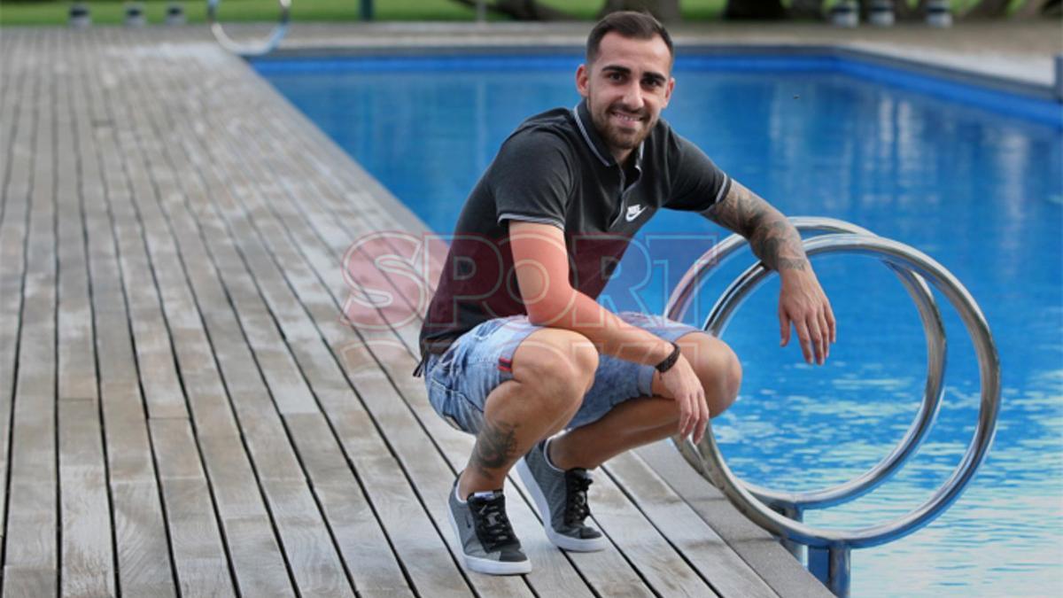 Paco Alcácer atendió a SPORT en su nueva casa en Barcelona