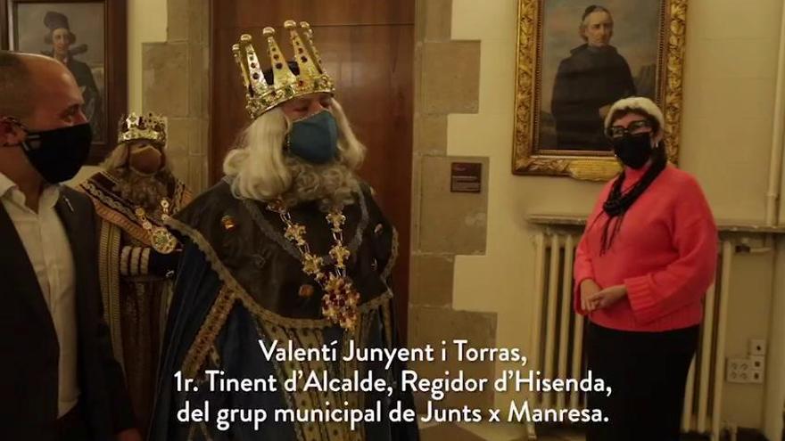 L'Ajuntament de Manresa entrega la clau màgica als Reis d'Orient