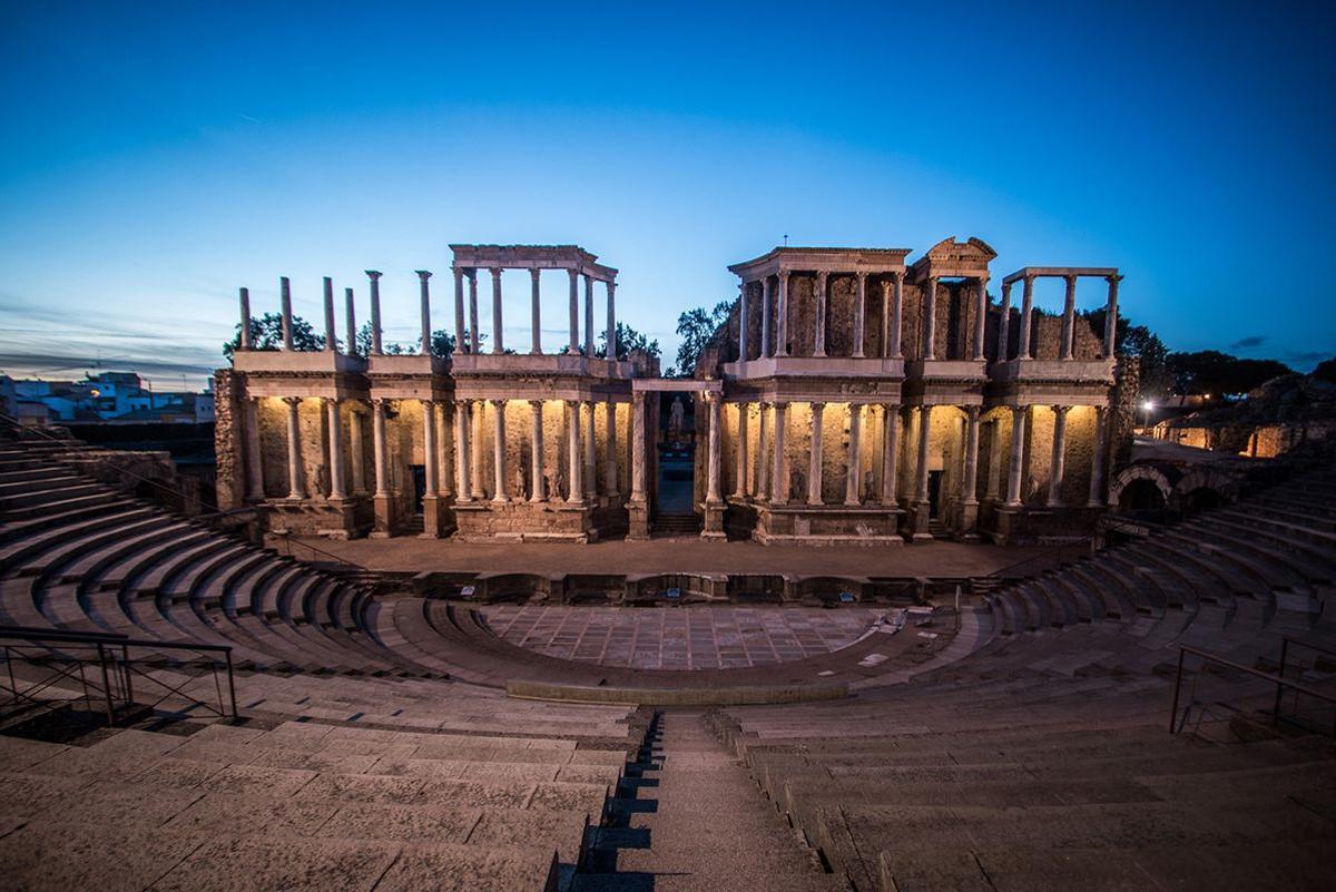 El Teatro Romano de Mérida.