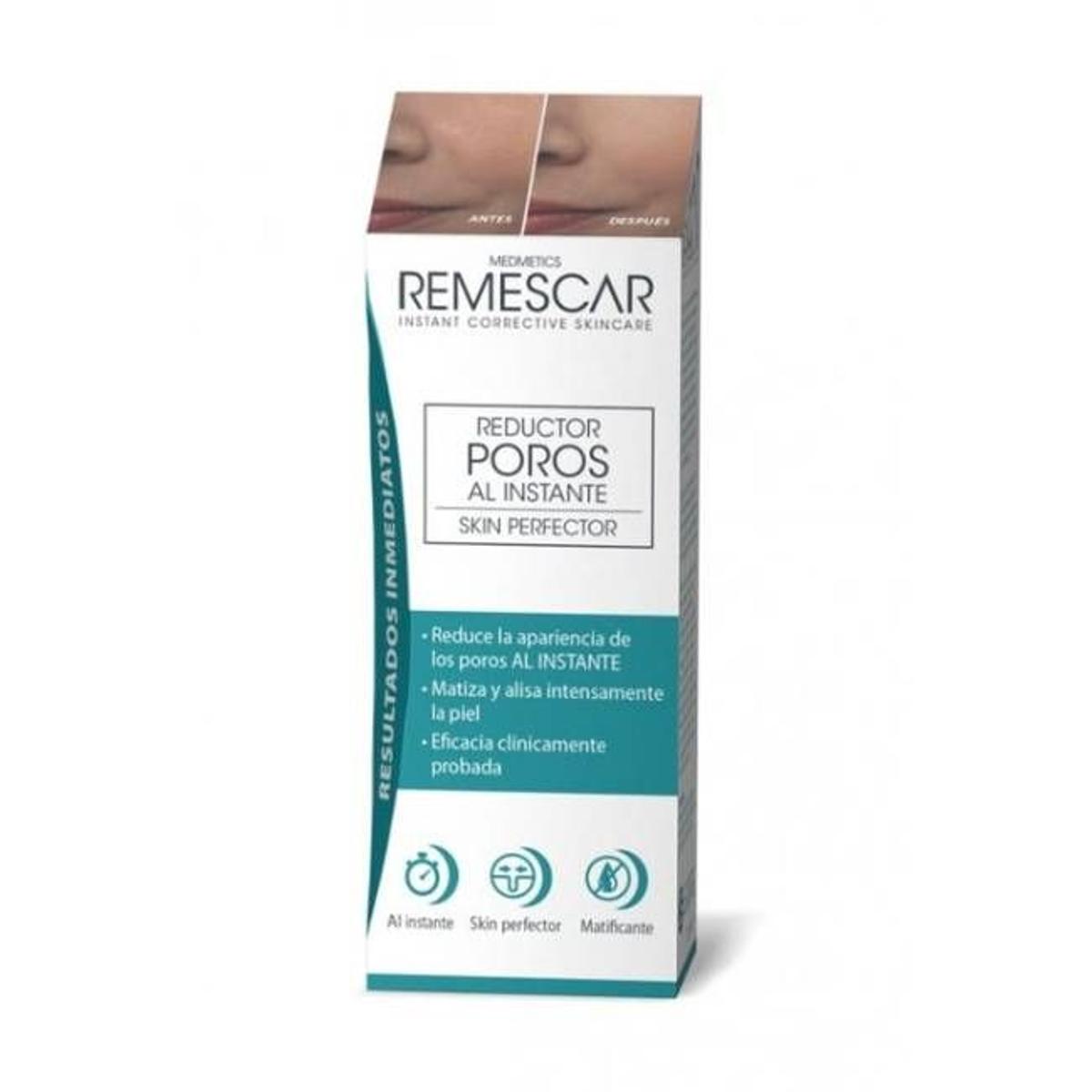 Reductor de poros al instante de Remescar
