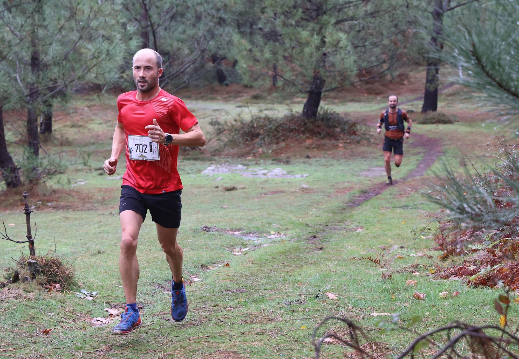 Correr contra viento, lluvia y montaña en A Groba