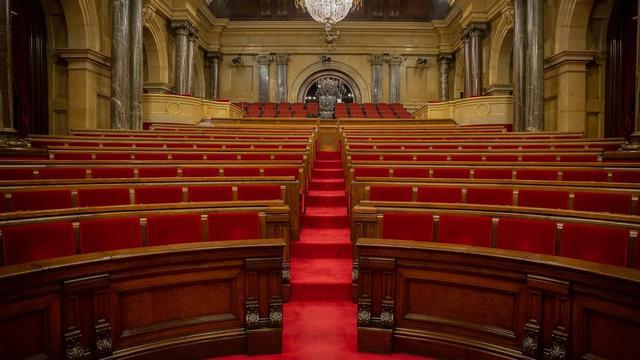 Hemiciclo del Parlament de Catalunya.