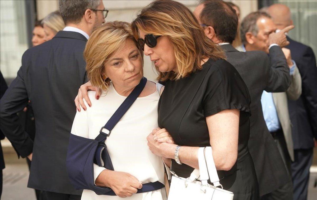 Elena Valenciano y Susana Díaz. 