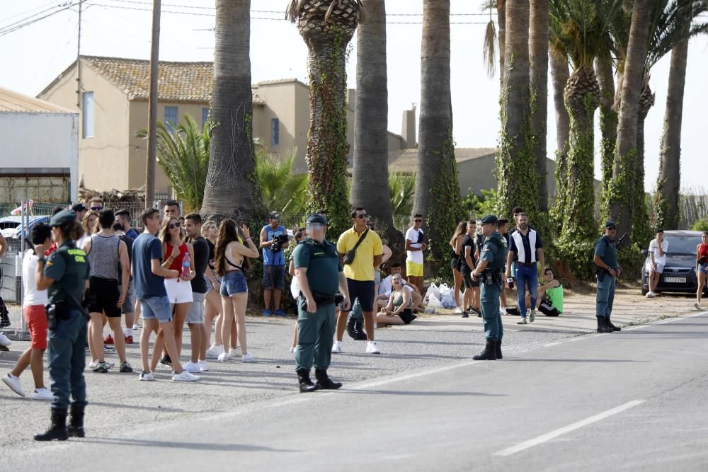 La Guardia Civil precinta el Marenostrum Festival