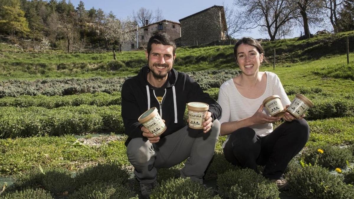 Miquel González y Aroa Lapuente, de Aromik.