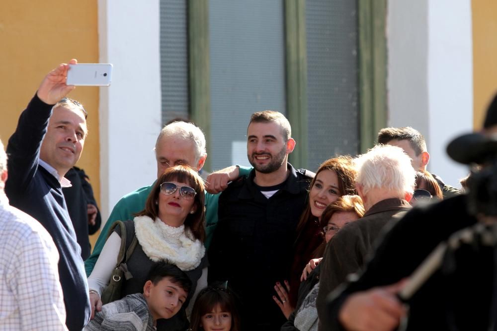 Despedida a la tripulación del Hespérides.