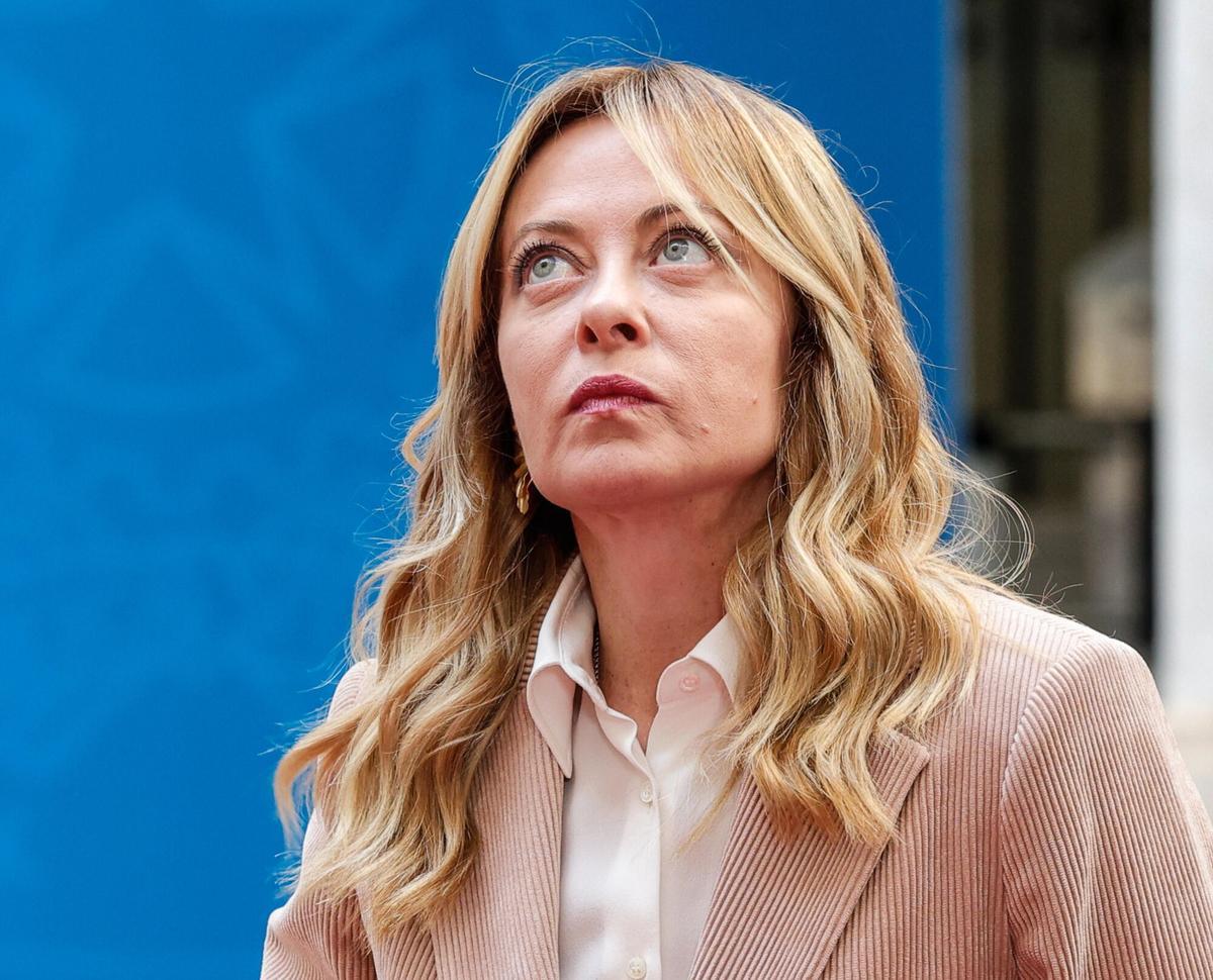 La primera ministra de Italia, Giorgia Meloni.